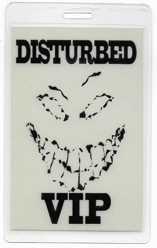 Rare Disturbed All Access Backstage Pass