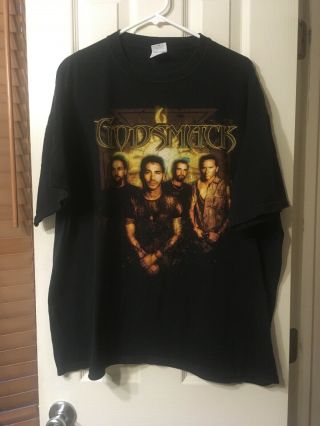 Godsmack " Smack This Iv " Middle Finger Concert Tour T - Shirt Size 2xl Sully Erna
