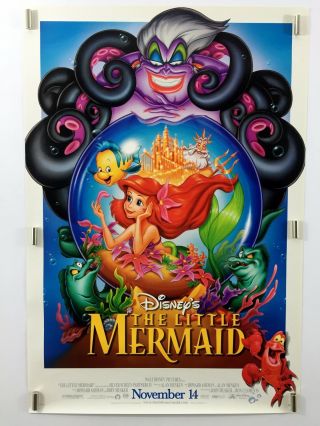 Little Mermaid Mini Movie Poster (veryfine) 1998 One Sheet Art Walt Disney 3505