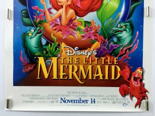 LITTLE MERMAID MINI Movie Poster (VeryFine) 1998 One Sheet Art Walt Disney 3505 3