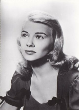 Hope Lange - Hollywood Movie Star Glamour 1950s Postcard/