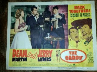 " The Caddy " Movie Lobby Card Dean Martin Jerry Lewis 1953