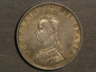 Great Britain 1887 2 Florin Victoria Silver Xf