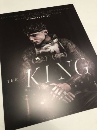 The King Best Score Fyc Promo Nicholas Britell Signed Sheet Music