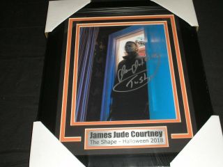 James Jude Courtney Signed 2018 Halloween 8x10 Photo Framed Michael Myers C