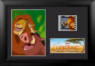 Lion King 1994 Animation Movie Walt Disney Framed Movie Film Cell And Photo