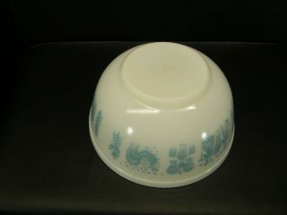 Vintage PYREX Amish Butterprint Turquoise Mixing Bowl 403 3