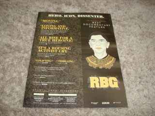Rbg Oscar Ad For Best Documentary,  Ruth Bader Ginsburg,  Supreme Court Justice
