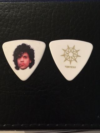 Slipknot White Guitar Pick With Prince On The Front
