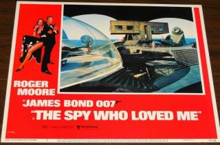 Spy Who Loved Me Orig 1977 Lobby Card 6 Cond.