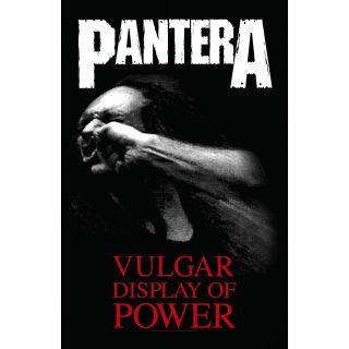 Pantera Vulgar Display Of Power Poster Flag Fabric Textile Wall Banner Official