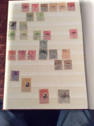 Stock Book Full Of Very Old Romania Stamps