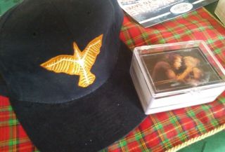 Crow " Gold Bird " City Of Angels Cap Adjustable With 90 Card Set The Crow