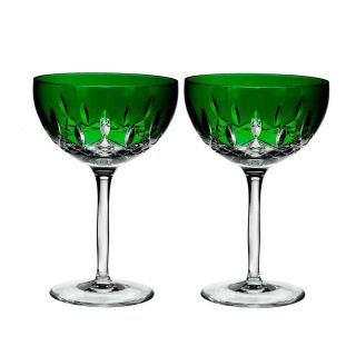 Waterford Lismore Pops Emerald Cocktail Pair 40010840 2