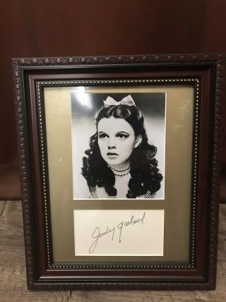 Judy Garland Autograph And Picture