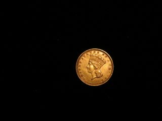 1857 Us Gold Dollar Type 3 X - 013