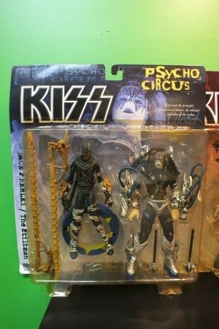 KISS PSYCHO CIRCUS COMPLETE SET OF 4 MCFARLANE TOYS 1998 in Pack 2