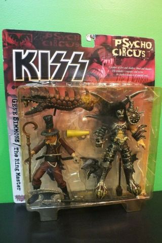 KISS PSYCHO CIRCUS COMPLETE SET OF 4 MCFARLANE TOYS 1998 in Pack 3