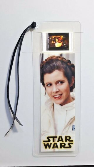 Star Wars Princess Leia Movie Film Cell Bookmark - Complements Movie Dvd Poster