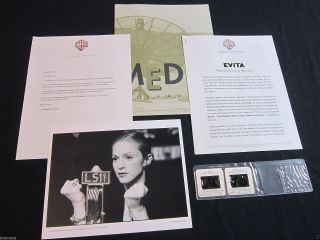 Madonna ‘evita’ 1996 Press Kit—photo/2 Photo Slides