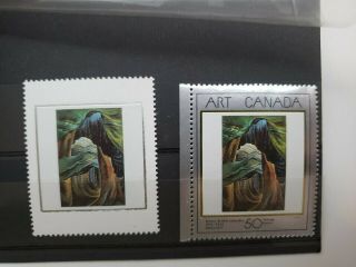 1990 Scarce Art Canada Stamp Error