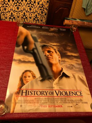 A History Of Violence Double - Sided Movie Poster One Sheet Rare Not Folded 27x40