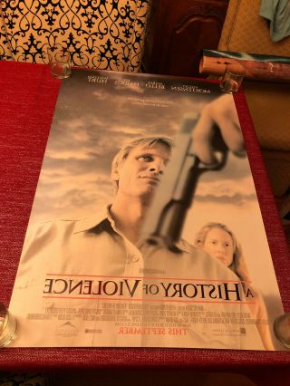 A History of Violence Double - Sided Movie Poster One Sheet Rare Not Folded 27x40 2