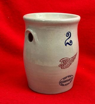 Red Wing Pottery Crock Wax Candle Oil Burner - Stoneware Co.  Minn