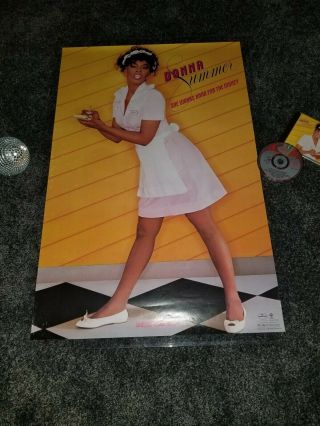 Donna Summer She Hard For The Money Promo Poster Mercury/polygram