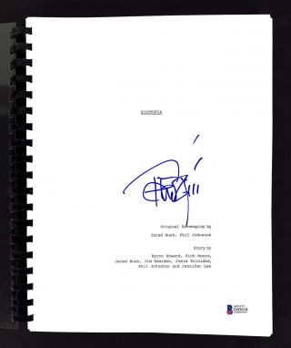 Tommy Chong Authentic Signed Zootopia Movie Script Autographed Bas D05634