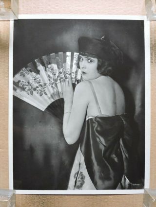 Liane Haid With A Fan Orig Large Size Dw Silent Portrait Photo 1926 Provinzonkel