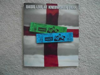 1996 Oasis Live At Knebworth Tour Programme