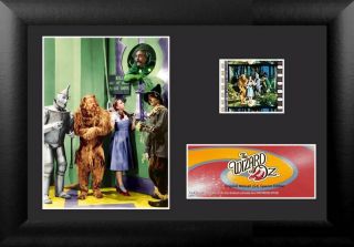 Wizard Of Oz 1939 Hollywood Musical Movie Framed Film Cell And Photo 5 " X 7 "