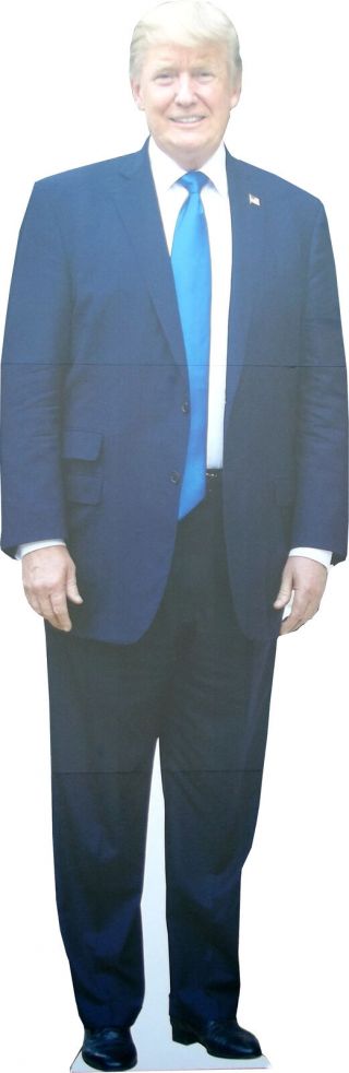 aahs Engraving Donald Trump Smiling Stand Up | Cardboard Cutout | Life Size 2