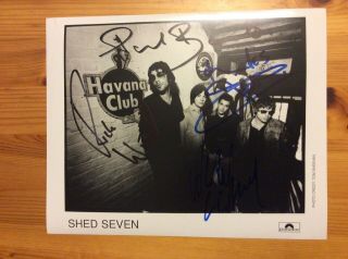 Shed Seven - Signed Promo Photo