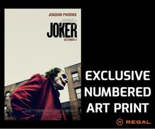 Rare Joker 13” X 19” Imax Art Print Numbered Poster - Regal Exclusive (only 500)