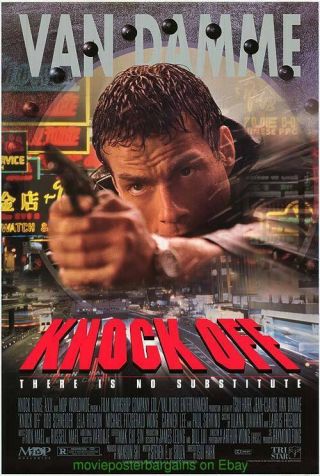 Knock Off Movie Poster Ds 27x40 Jean Claude Van Damme 1998