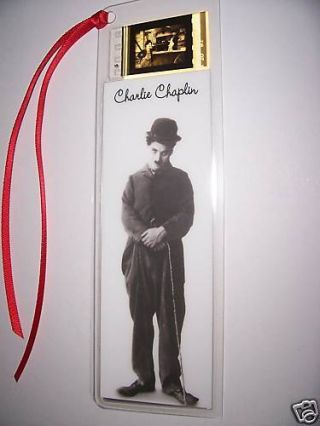 Charlie Chaplin Classic Movie Film Cell Bookmark Rare