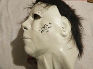 Don Shanks Signed Auto Michael Myers Prop Halloween Face Masks W/coa Jsa