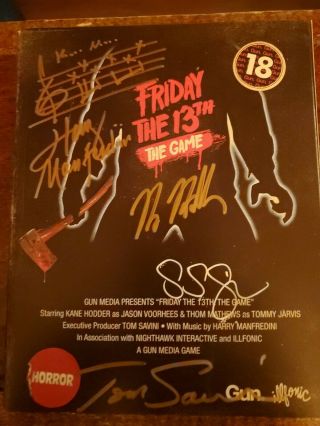 Friday The 13th: The Game Signed Steel Book Collectors Edition