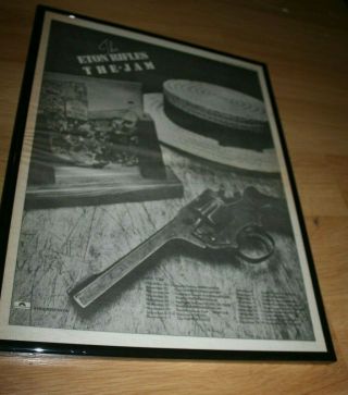 The Jam Eaton Rifles Framed Paul Weller Vintage Press Poster Tour 1979