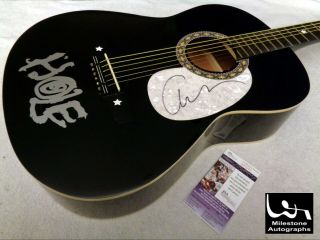 Courtney Love (hole) Autographed Signed Guitar W/ Jsa -