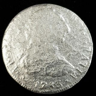 1783 Fm Mexico 8 Reales.  917 Silver Carolus Iii Colonial Collector Coin 1mxr8307