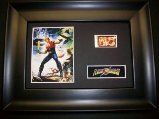 Flash Gordon Framed Movie Film Cell Memorabilia Compliments Poster Dvd