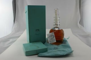 Tiffany & Co Whiskey Decanter Seagrams 1776 Box Bag Bottle