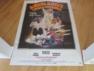 Mother Jugs & Speed French Movie Poster 1976 Raquel Welch Bill Cosby
