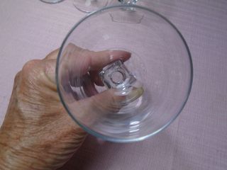 Bryce Aquarius Clear Wine Glass 4 5/8 