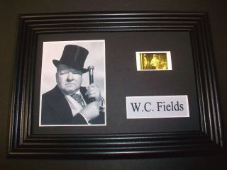 W C Fields Framed Movie Film Cell Memorabilia Compliments Poster Dvd Weed