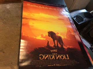 THE LION KING - DS movie poster - 27x40 D/S 2019 2