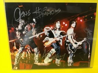 Kiss Rock Band (8x10,  Autographed Picture) W/coa 90’s Era